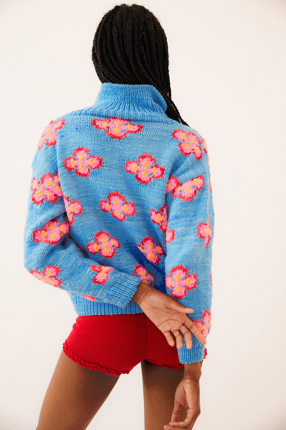 Yoko Knit Cardigan | Light Blue