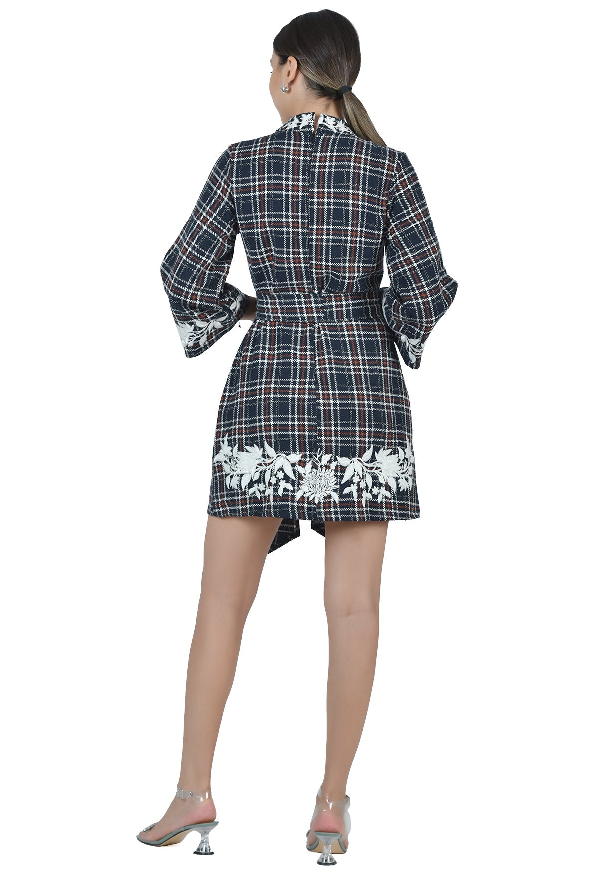 Layla | Navy Plaid