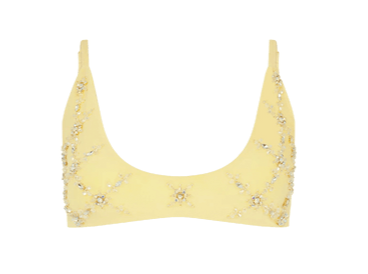 Mary Una Bikini Top (Yellow) | Oceanus