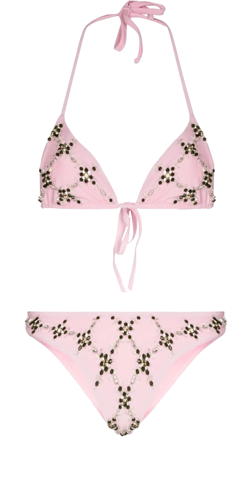 MARY FRANCIS TRIANGLE BIKINI PINK | Oceanus
